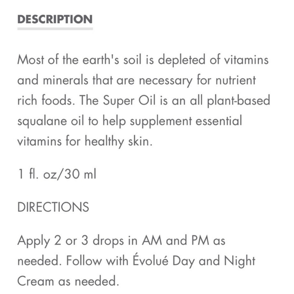 NEW Evolue Super Oil FULL SIZE - Picture 2 of 9
